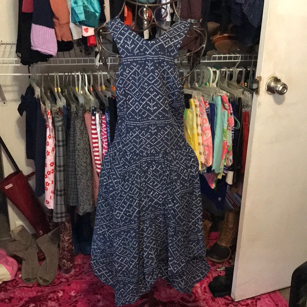 Flowey Blue Dress